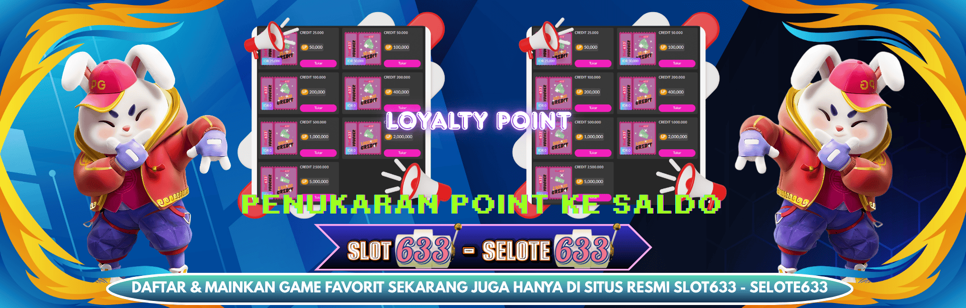 Banner Loyalty Point Slot633 - Selote633