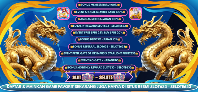 Banner Promosi Slot633 - Selote633