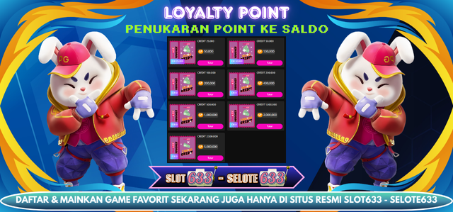 Banner Loyalty Point Slot633 - Selote633